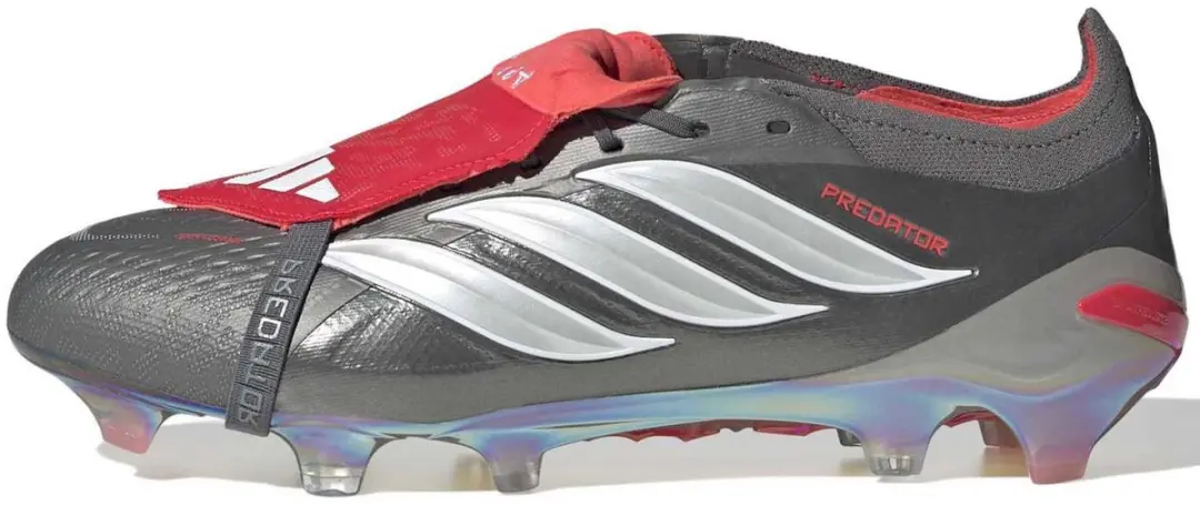Adidas Predator Elite FG Voetbalschoenen - Rood/Wit/Zilver - afbeelding 3 van 5