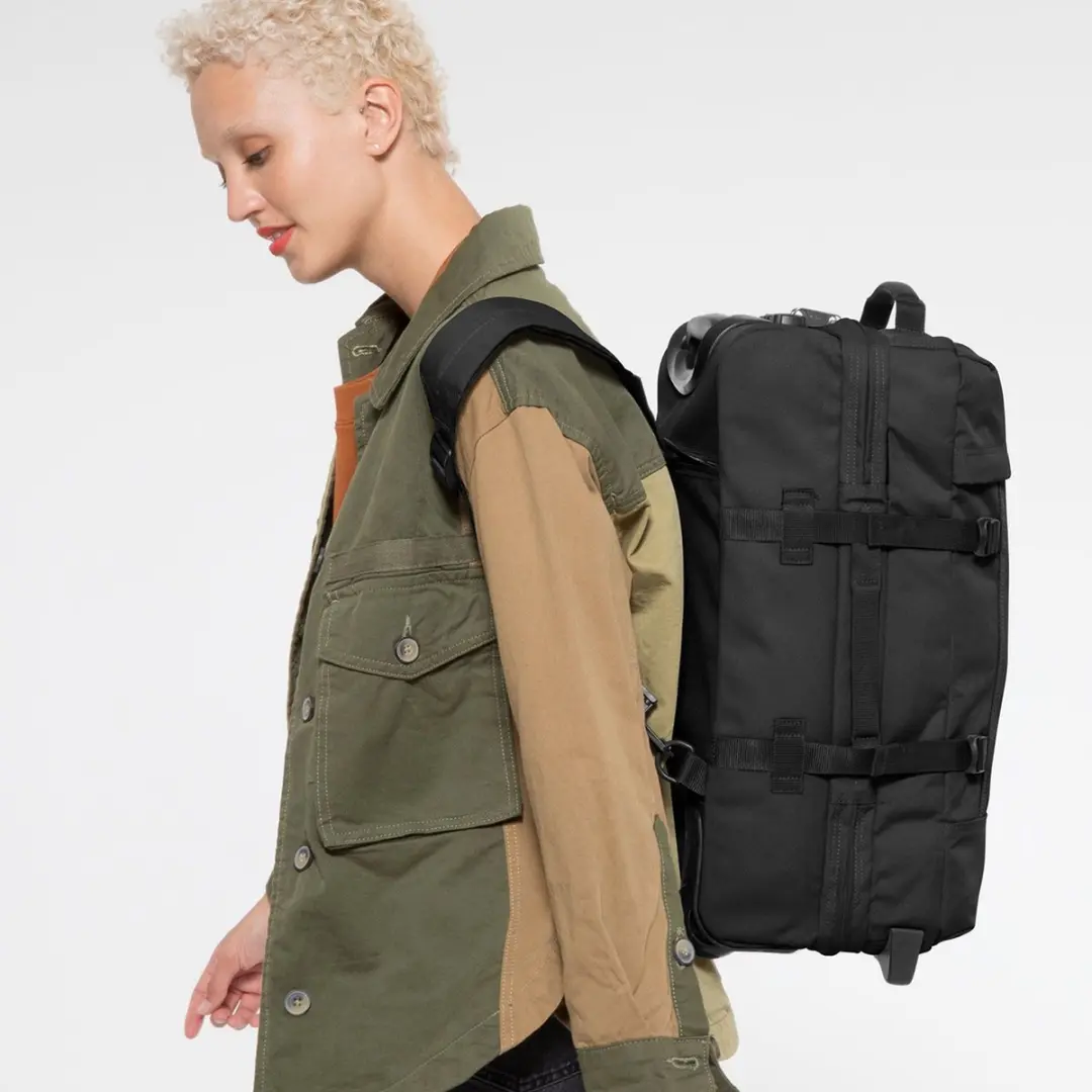 Eastpak Strapverz S Reistas 42L - Handbagage - Zwart - afbeelding 5 van 6