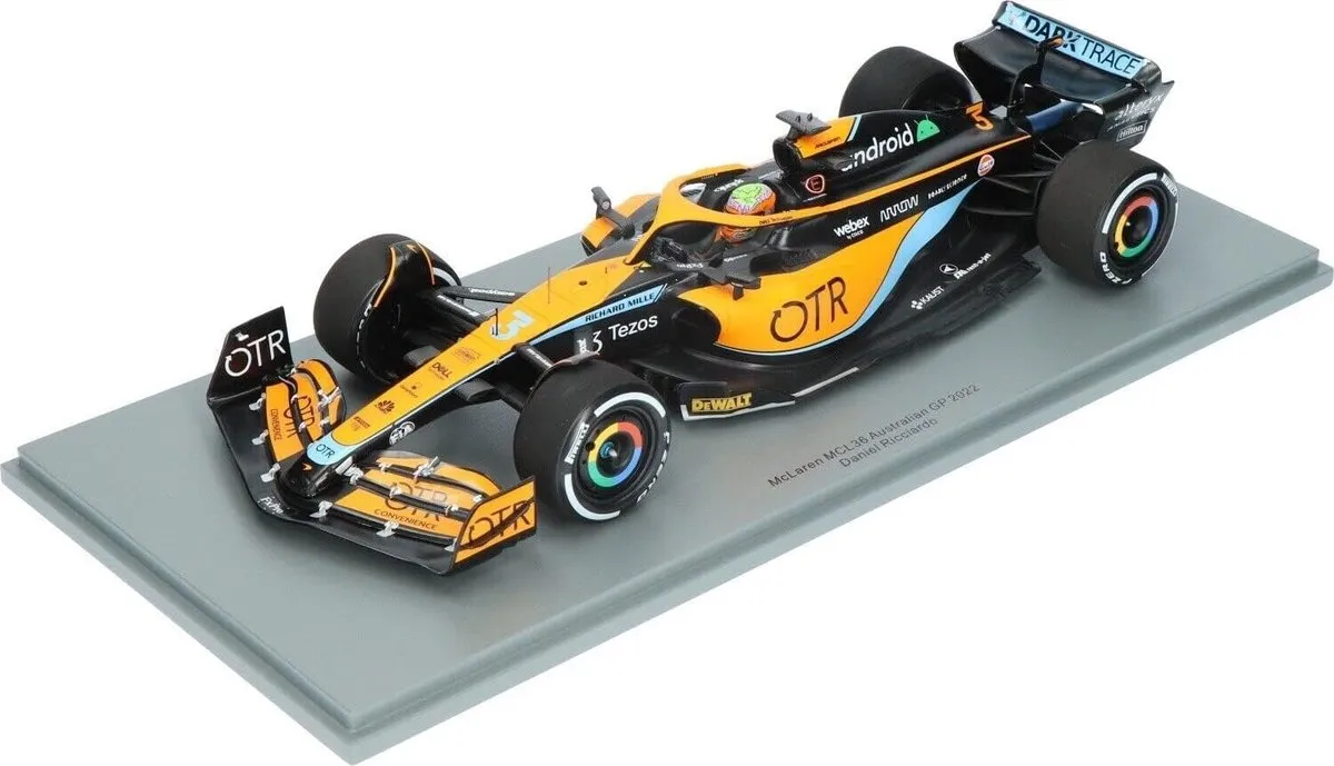 Formule 1 McLaren MCL36 #3 Australian GP 2022 - Spark 1:18