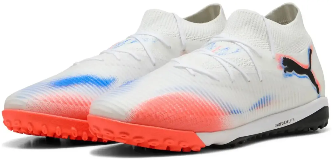 Puma Future 8 Play Cage Voetbalschoenen FG - Wit - afbeelding 4 van 4