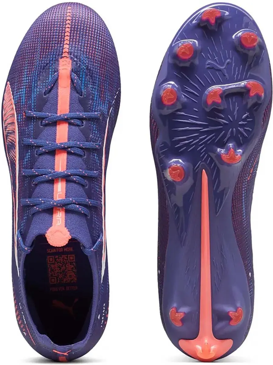 Puma Ultra 5 Pro FG/AG Voetbalschoenen - Blauw - afbeelding 2 van 5