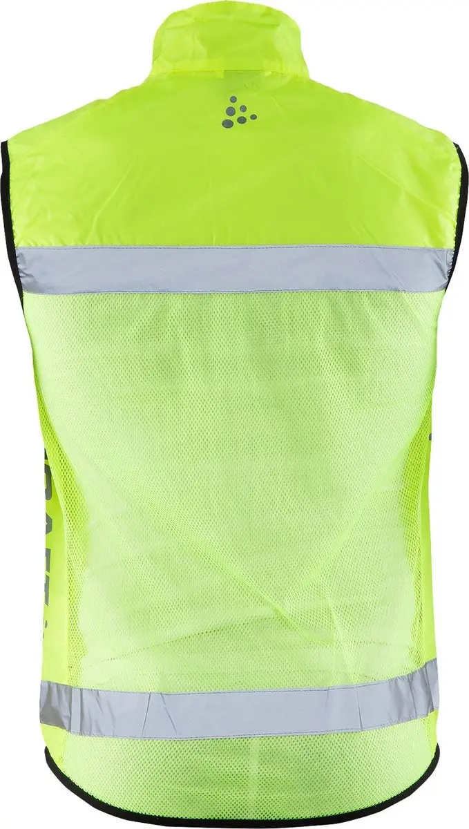 Craft Visibility Vest - Geel M - afbeelding 2 van 6