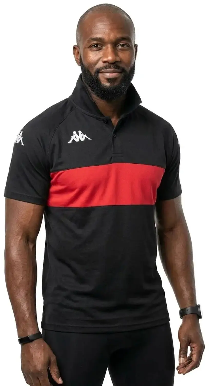 Kappa Dianetti Poloshirt - Rood/Zwart L - afbeelding 5 van 5