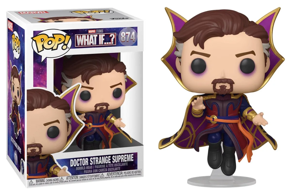 Marvel Funko What If...? POP! Doctor Strange Supreme 55815 - Verzamelfiguur - 9 cm - Multicolor