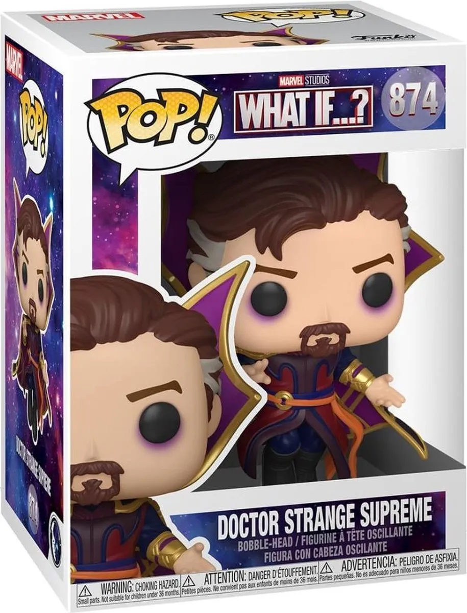 Marvel Funko What If...? POP! Doctor Strange Supreme 55815 - Verzamelfiguur - 9 cm - Multicolor