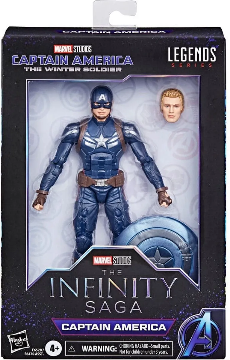 Marvel Legends Captain America Winter Soldier F3434 Actiefiguur - 15cm - Multicolor - afbeelding 2 van 6