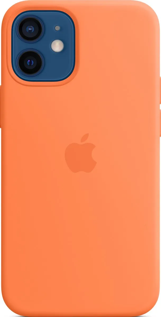 Apple Siliconenhoesje MagSafe iPhone 12 Mini - Kumquat Oranje MHKN3ZM/A - afbeelding 6 van 6