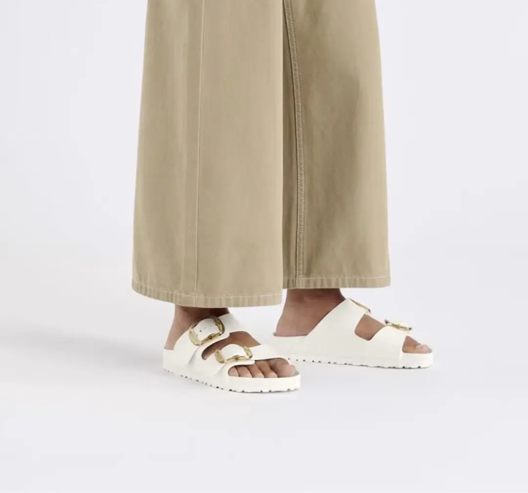 Birkenstock Arizona Big Buckle Slippers - 40 - Wit - afbeelding 5 van 6