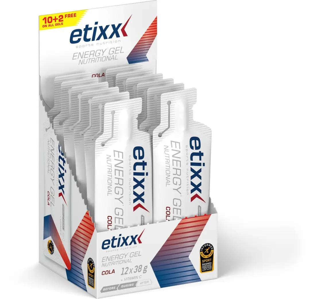 Etixx Nutritional Energy Gel Cola 12x38g - afbeelding 2 van 5