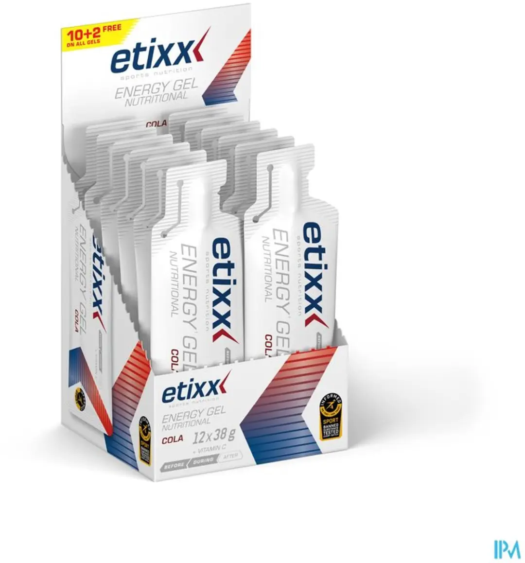 Etixx Nutritional Energy Gel Cola 12x38g