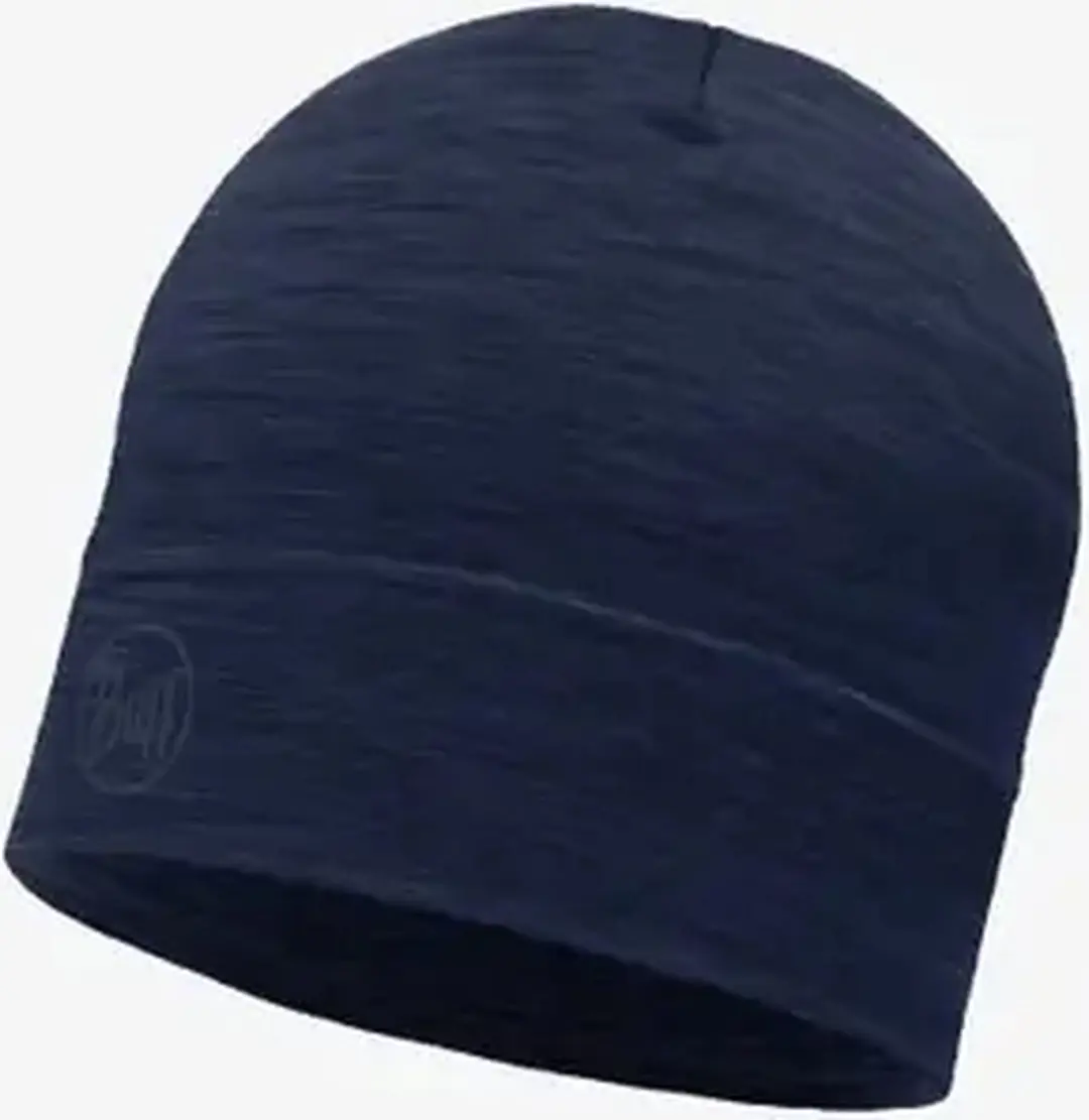 Buff Merino Lightweight Beanie SOLID BLACK - Zwart - afbeelding 4 van 6