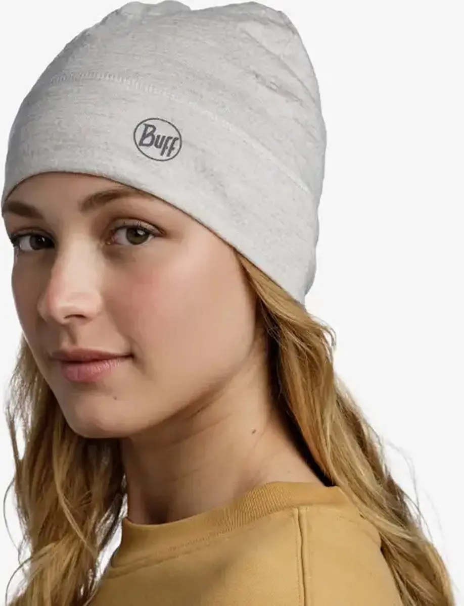 Buff Merino Lightweight Beanie SOLID BLACK - Zwart - afbeelding 3 van 6