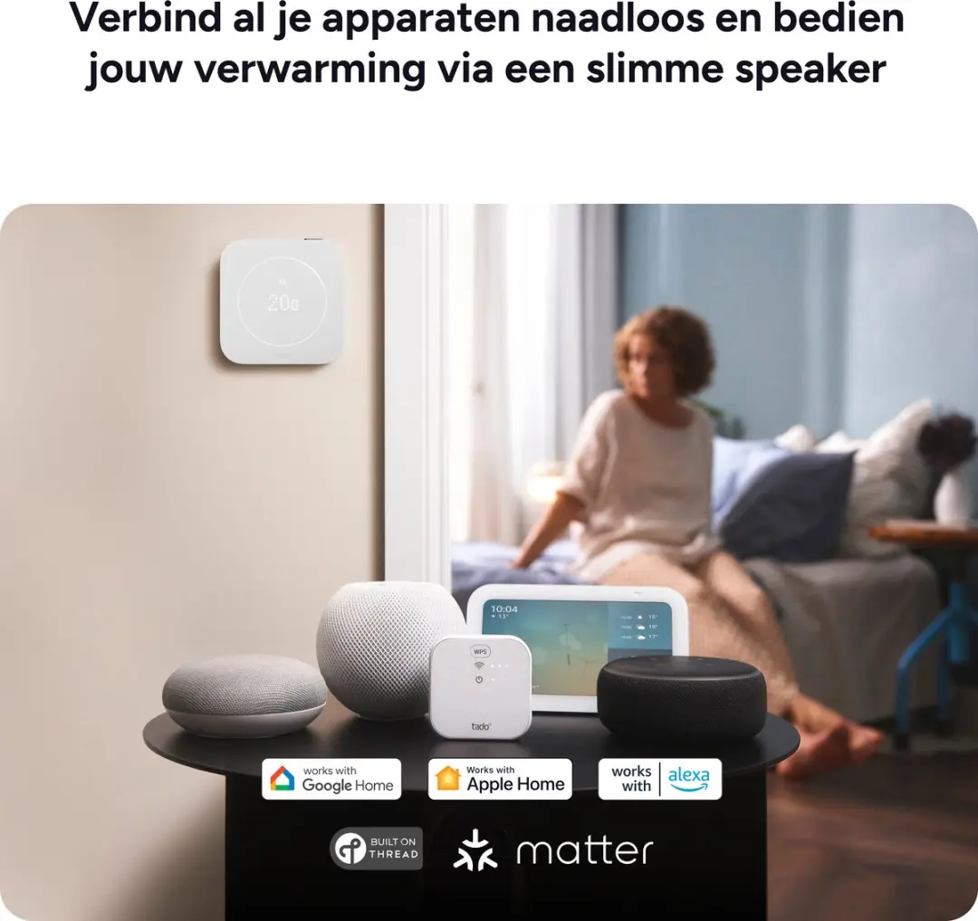 Tado Draadloze Slimme Thermostaat X 2e Gen Multi-Room Starterskit - 2 Radiatorknoppen - afbeelding 4 van 6