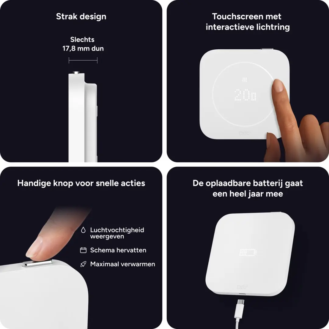 Tado Draadloze Temperatuursensor X 2e Gen - Wit - afbeelding 5 van 6