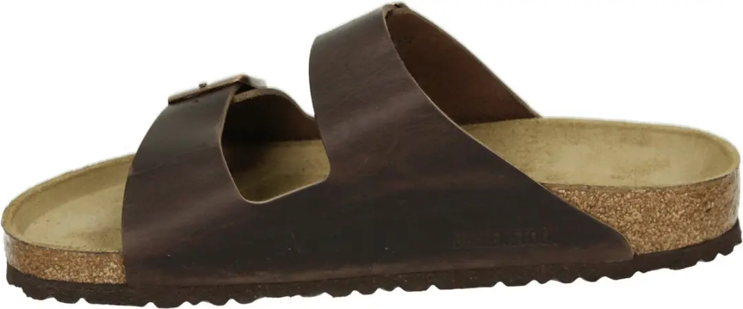 Birkenstock Arizona Waxy Leather Slides - Bruin - afbeelding 5 van 6