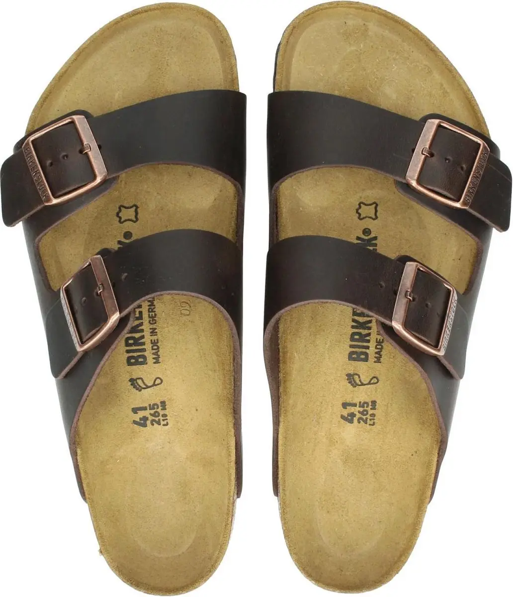 Birkenstock Arizona slippers bruin