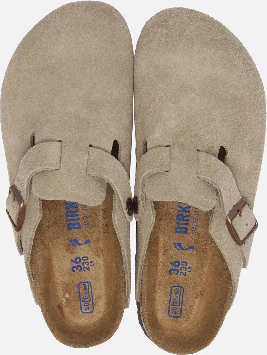 Birkenstock Boston SFB VL Narrow Clogs - Taupe - afbeelding 3 van 3