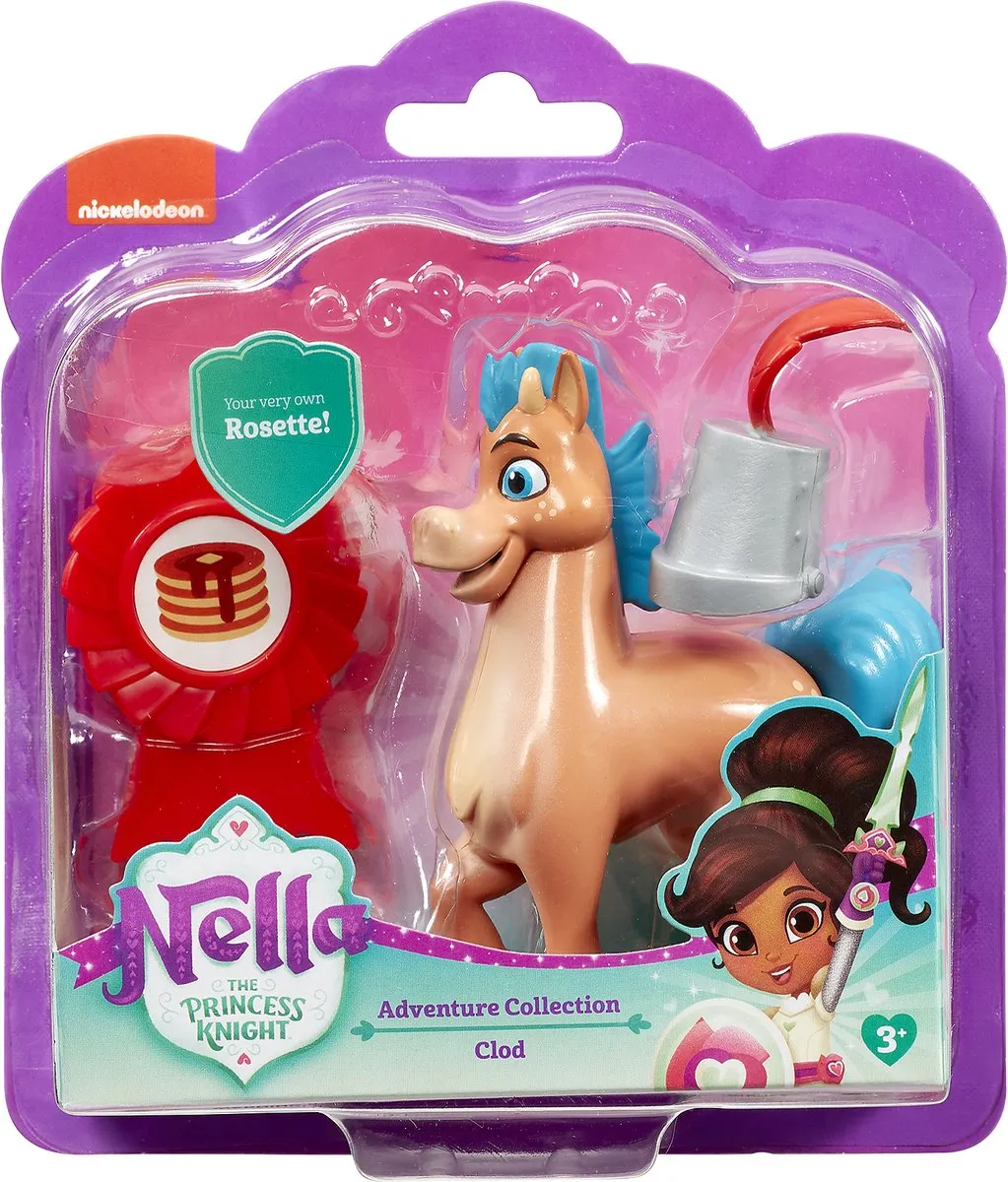 Nickelodeon Nella de Prinsesridder Clod Figuur - Multi-Color