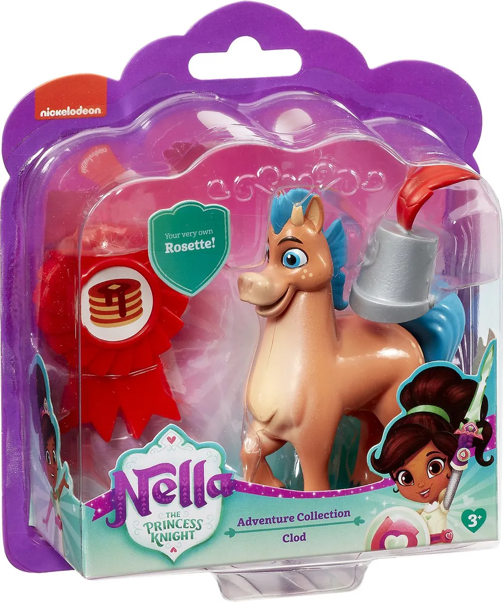 Nickelodeon Nella de Prinsesridder Clod Figuur - Multi-Color