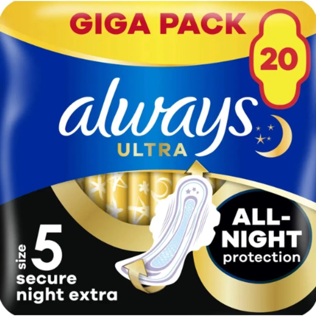 Always Ultra Secure 5 Nacht Maandverband