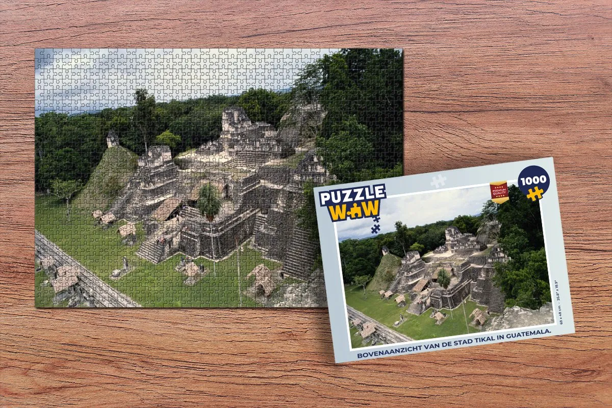 PuzzleWow Tikal Legpuzzel 1000 Stuks