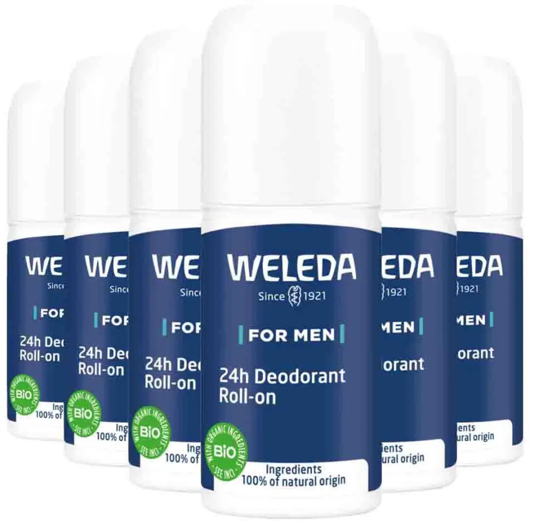 Weleda 24h Roll-On Deodorant Men 50ml - 6 Stuks - afbeelding 5 van 5