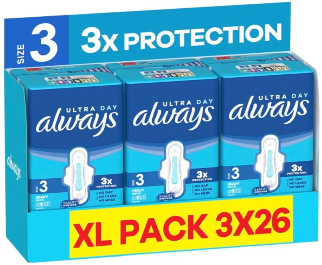 Always Maandverband Extra Lang Ultra Maat 3