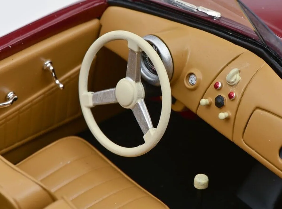 Porsche 356 Gmünd Cabriolet Offen 1:18 - Schuco - Bordeauxrood