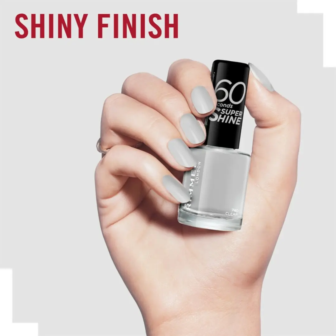 Rimmel London 60 Seconds SuperShine 740 Nagellak - 24ml - afbeelding 5 van 6