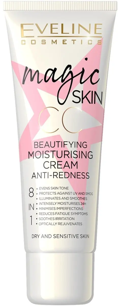 Eveline Cosmetics Magic Skin CC Cream Anti-Redness Medium - afbeelding 2 van 2