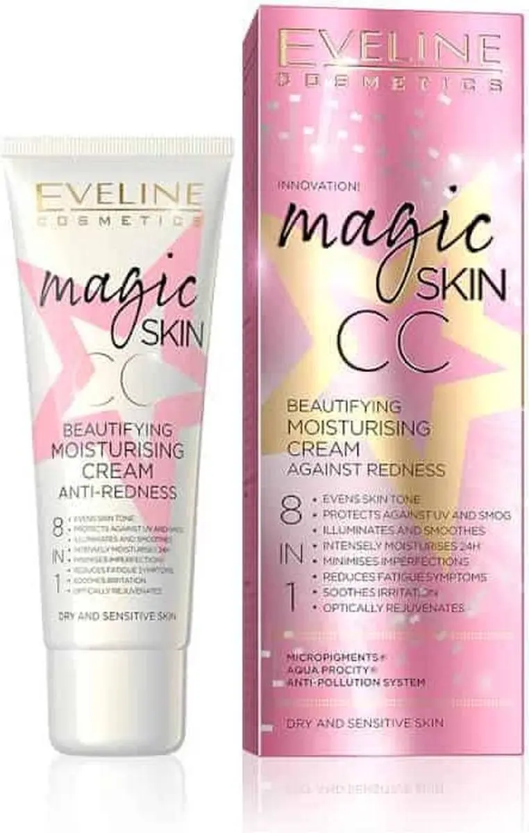 Eveline Cosmetics Magic Skin CC Cream Anti-Redness Medium