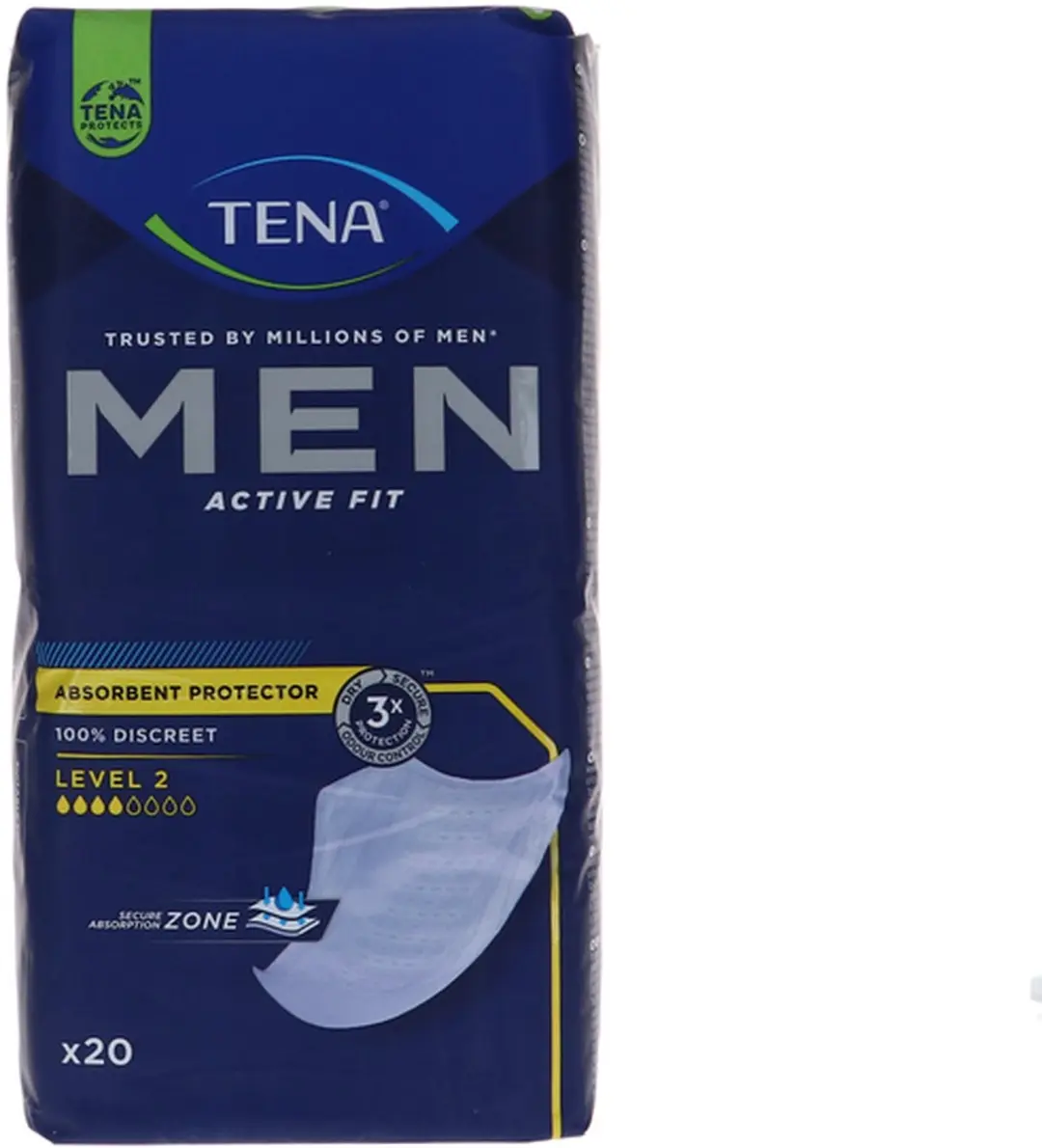 TENA Men Active fit Level 2- 5 x 20 STUKS VOORDEELVERPAKKING