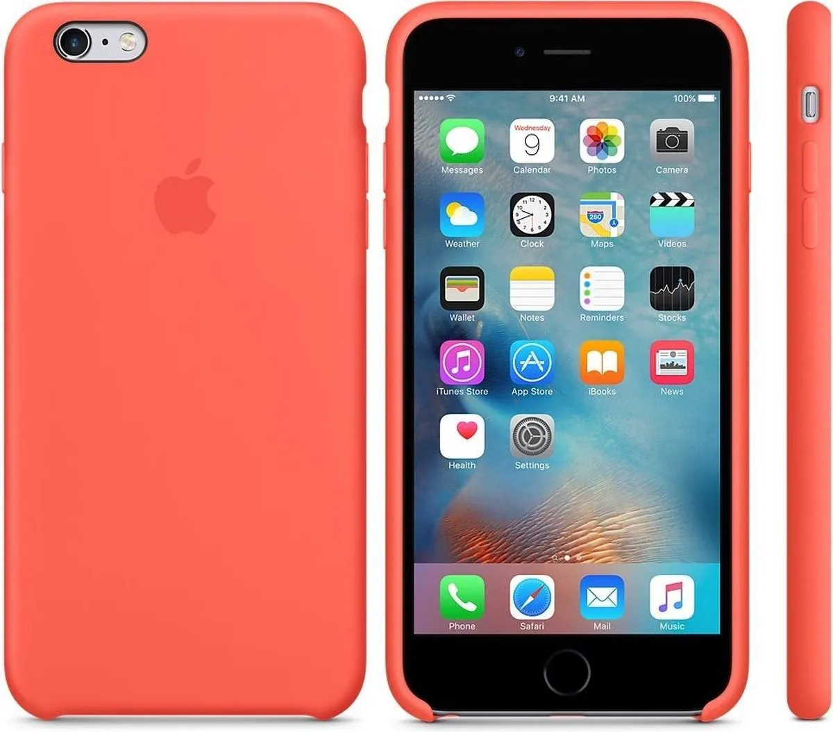 Apple Siliconen Hoesje iPhone 6/6s Plus - Apricot