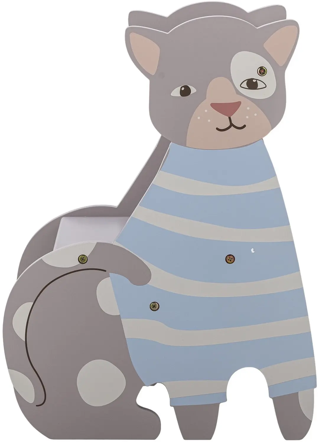 Bloomingville Mille Kat Mini Kinderstoel - Grijs - afbeelding 5 van 5