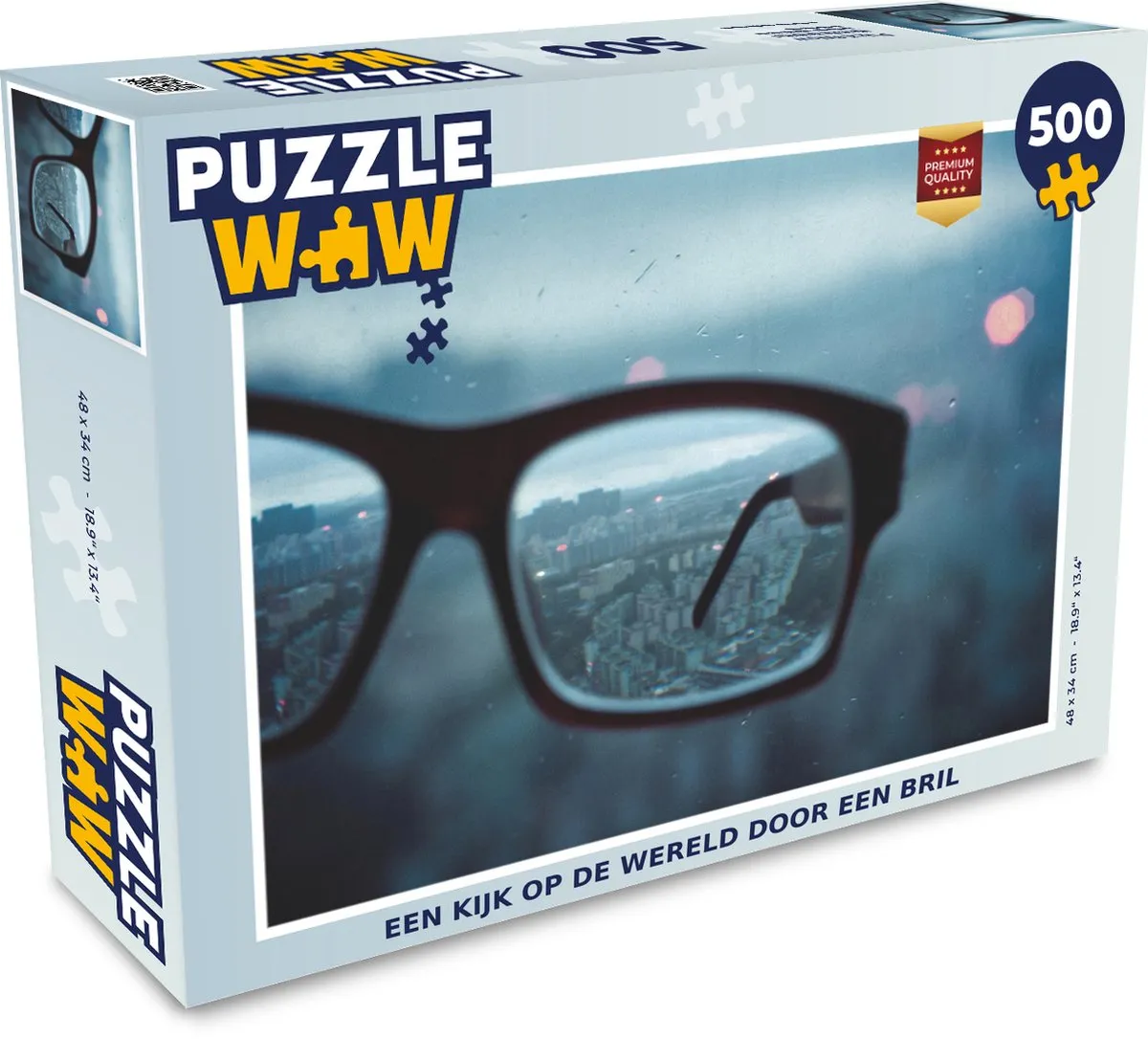 PuzzleWow Legpuzzel 500 Stuks Multicolor - MPN 6017001292215