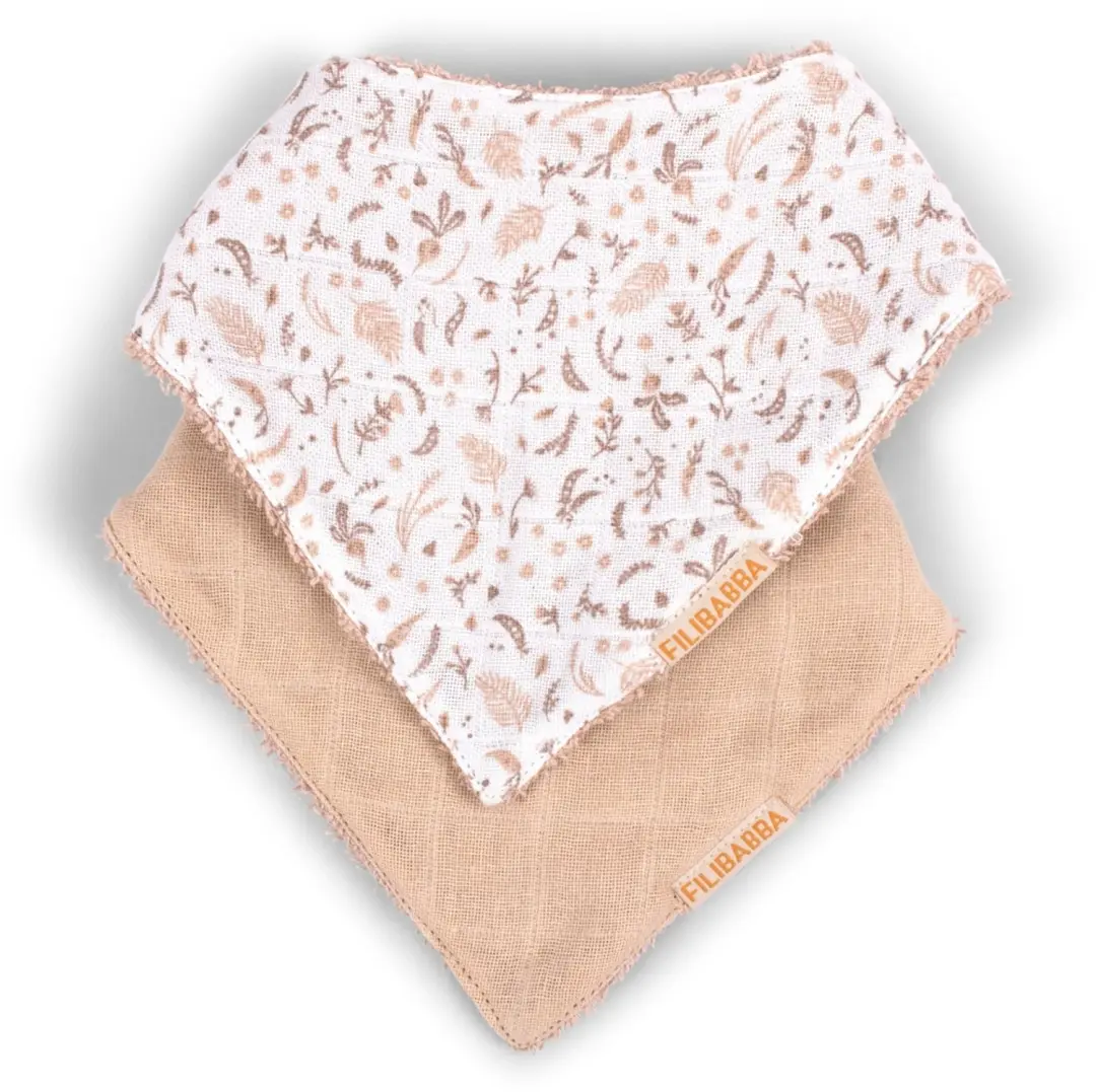 OYOY Filibabba Bandana Slabbetje 2-pack - Trekker - afbeelding 4 van 6