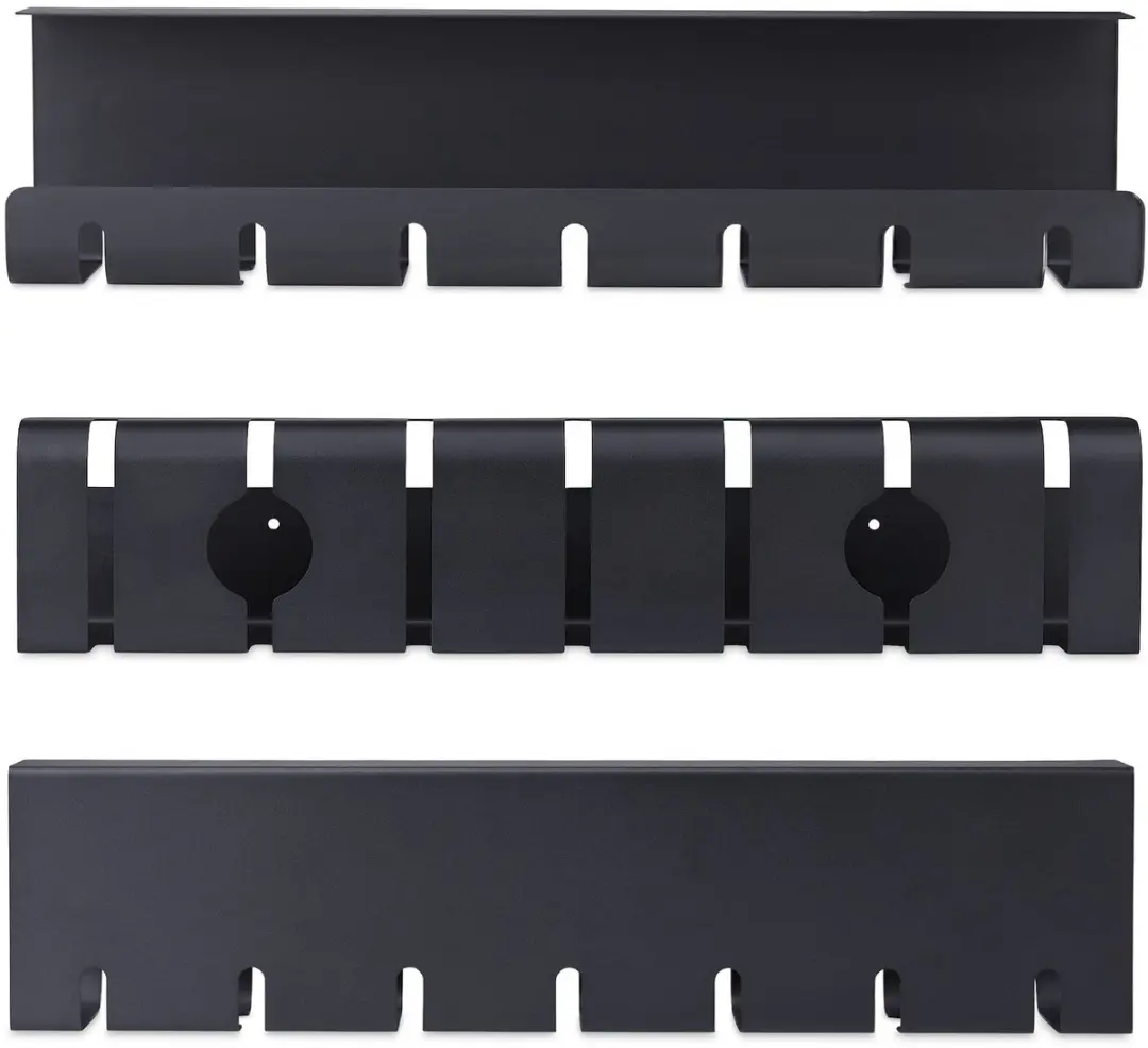 Startech 2-Pack Kabelmanagement Tray 106cm - Zwart - afbeelding 2 van 5