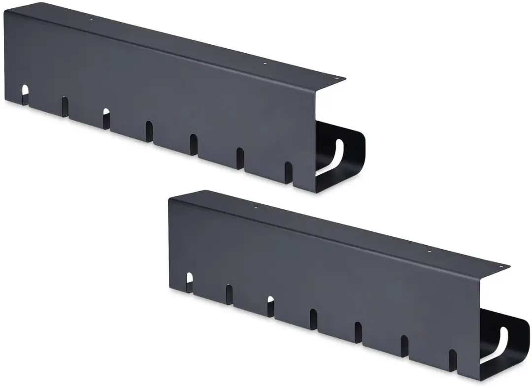 Startech 2-Pack Kabelmanagement Tray 106cm - Zwart - afbeelding 3 van 5