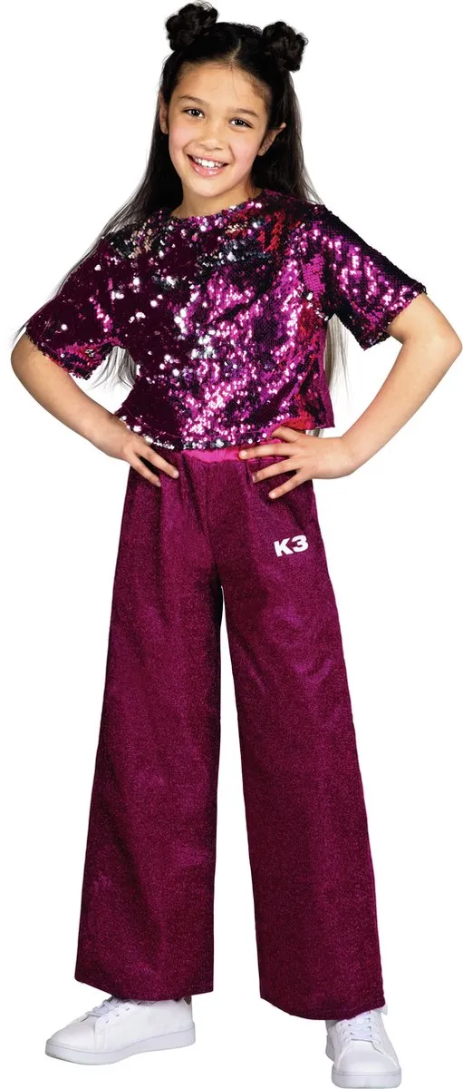 K3 Glitteroutfit Roze