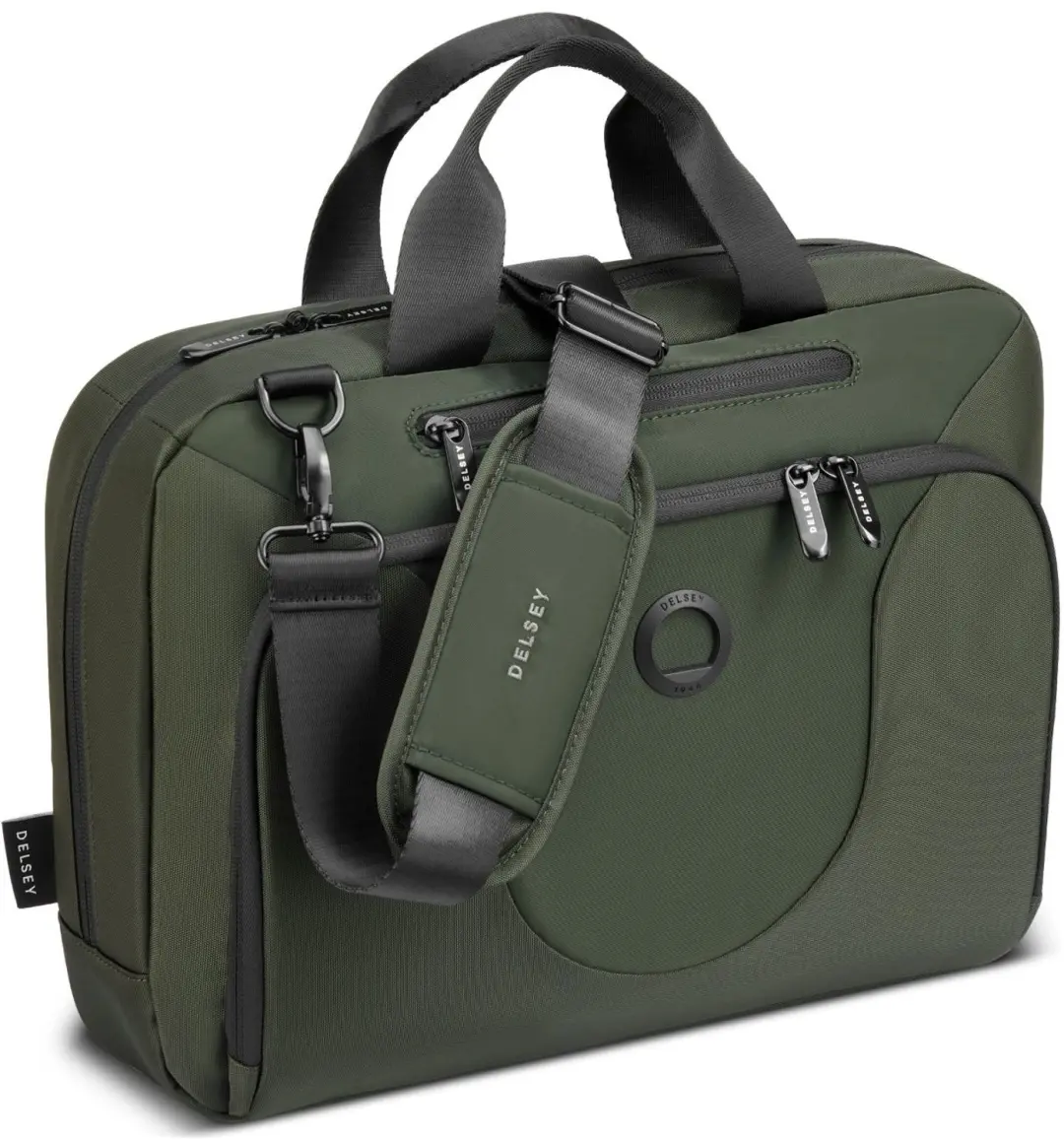 Delsey DLC 2.0 Laptoptas 15.6" - Olive - afbeelding 2 van 6