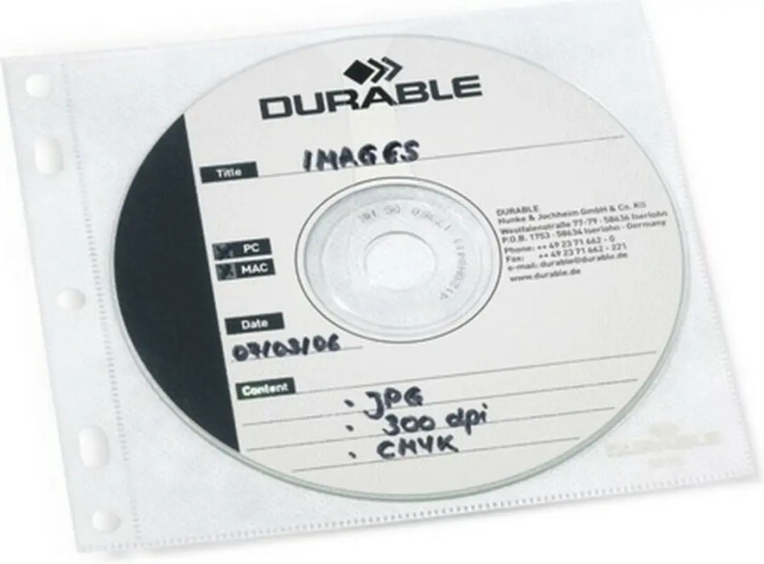 Durable 523919 CD/DVD-ordnerhoes - 10 Stuks - afbeelding 2 van 6