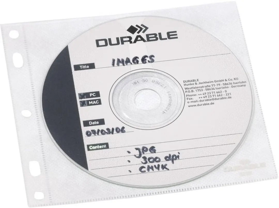 Durable 523919 CD/DVD-ordnerhoes - 10 Stuks - afbeelding 4 van 6