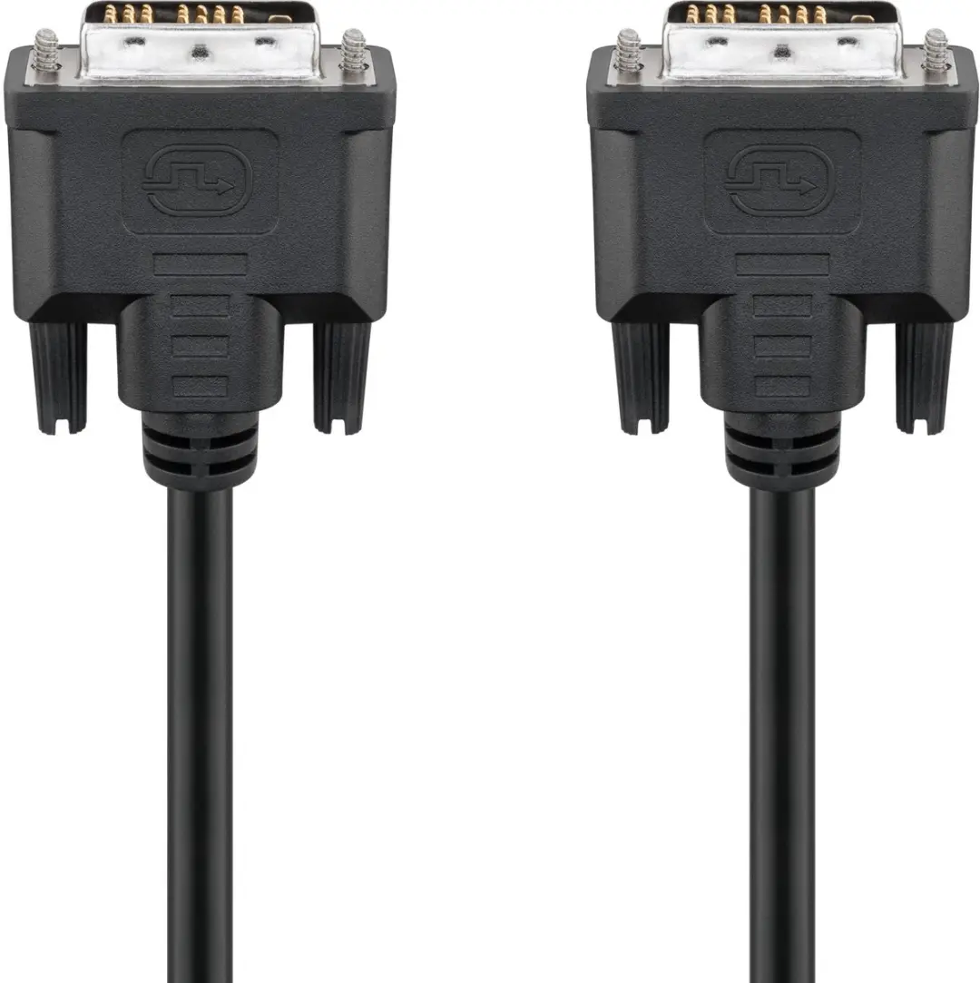 Goobay DVI-D Kabel 2m - Zwart - afbeelding 4 van 6