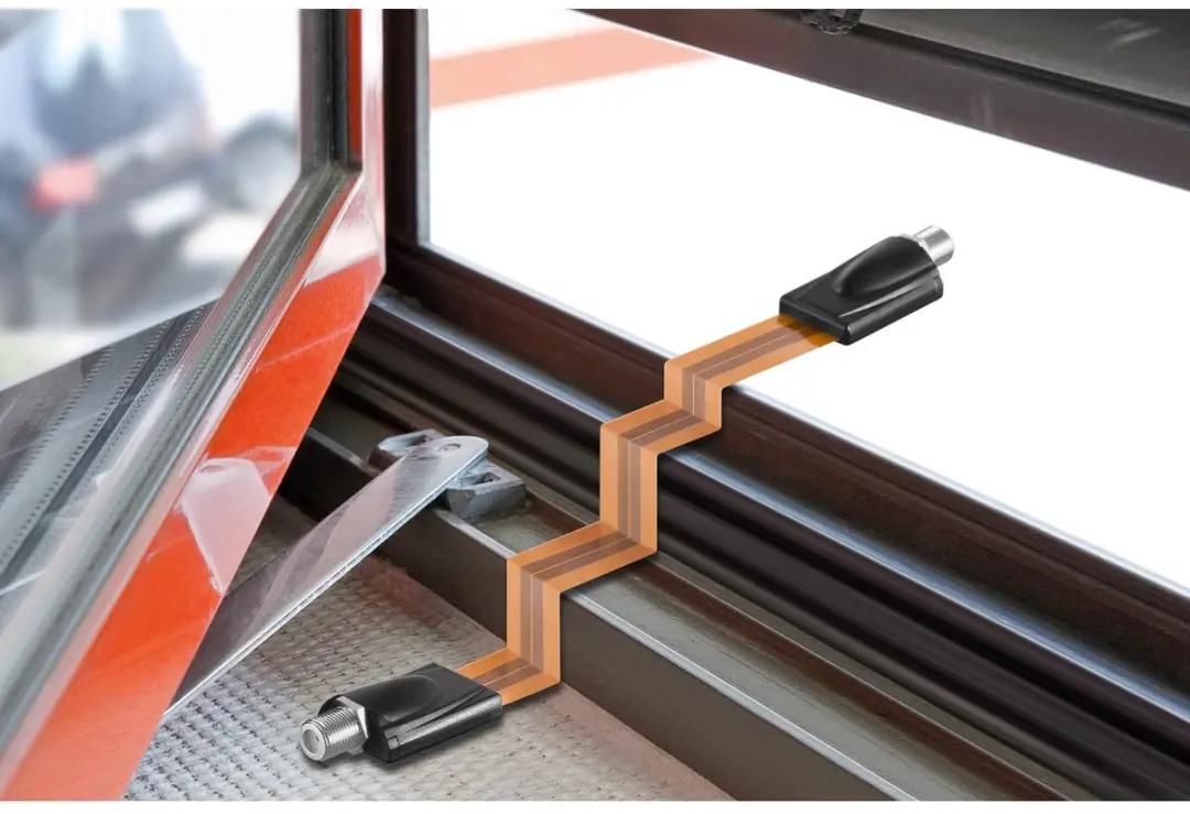 Goobay 67244 Verlengkabel Raamdoorvoer - 30cm - afbeelding 6 van 6
