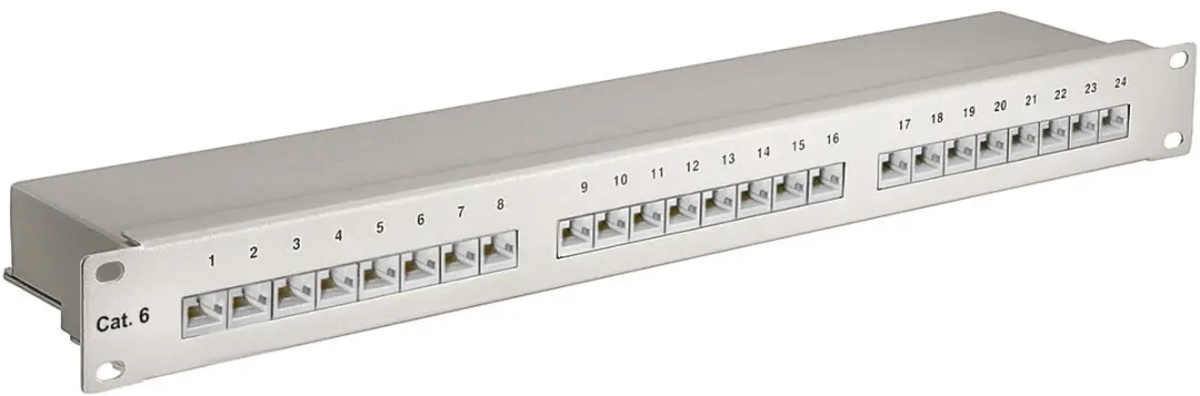 Goobay CAT6 Patchpanel 24-poorts 1U STP 94036
