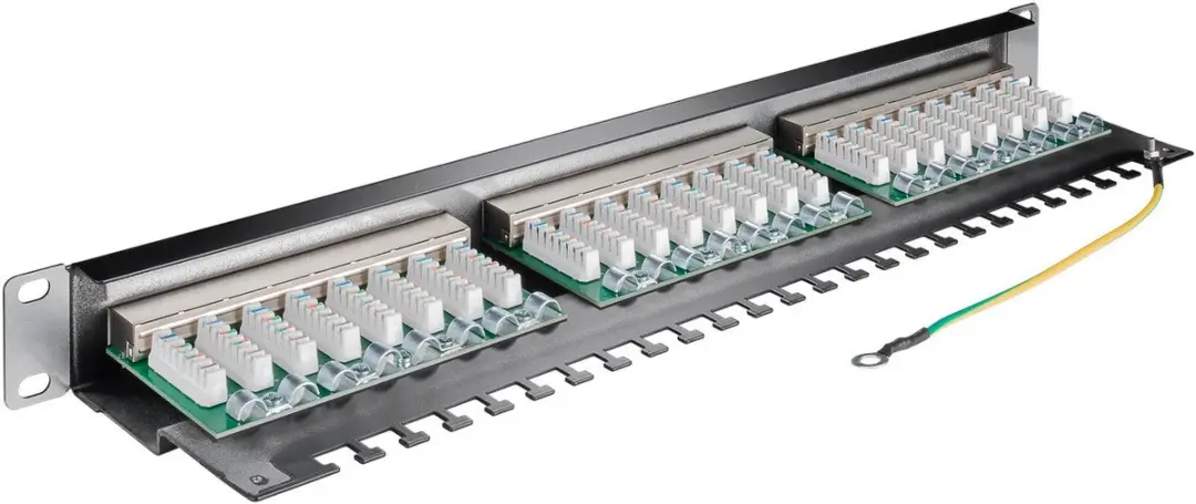Goobay CAT6 Patchpanel 24-poorts 1U STP 94036 - afbeelding 4 van 6