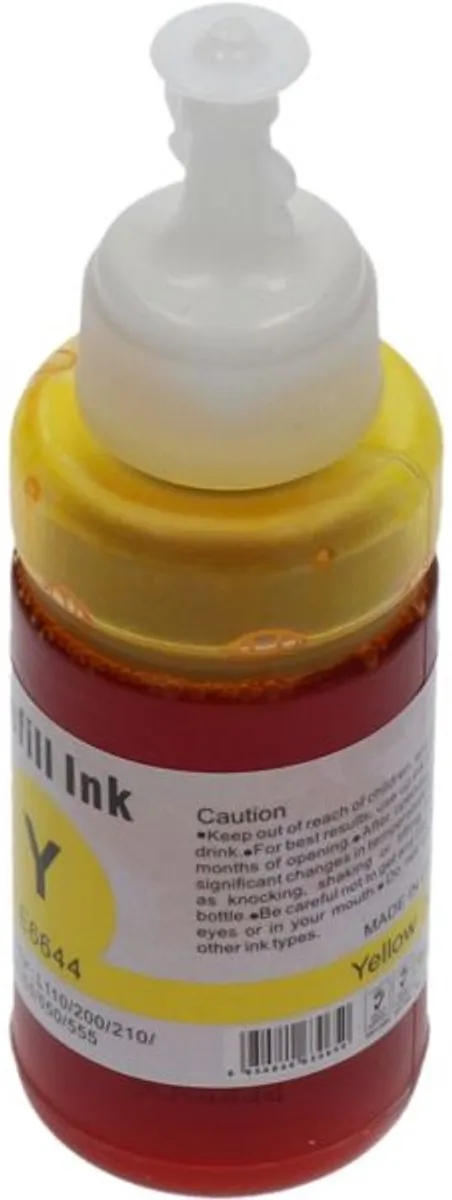 PrintAbout T664440 Inktcartridge Geel - 70ml - Epson
