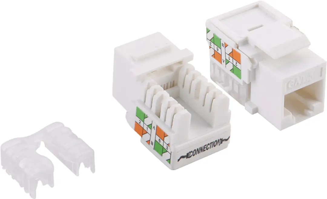 Goobay Keystone-module RJ45 CAT 5e 95738 - Wit - afbeelding 3 van 3