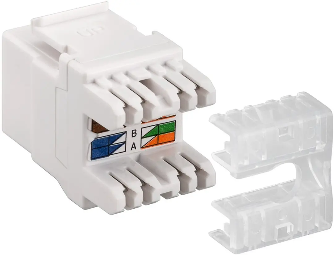 Goobay CAT 6 Keystone-module 95740 - Wit - afbeelding 2 van 5