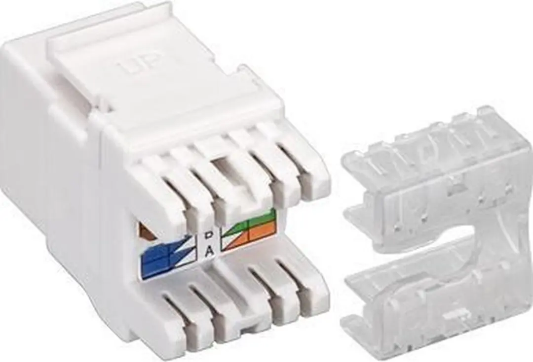 Goobay CAT 6 Keystone-module 95740 - Wit - afbeelding 4 van 5
